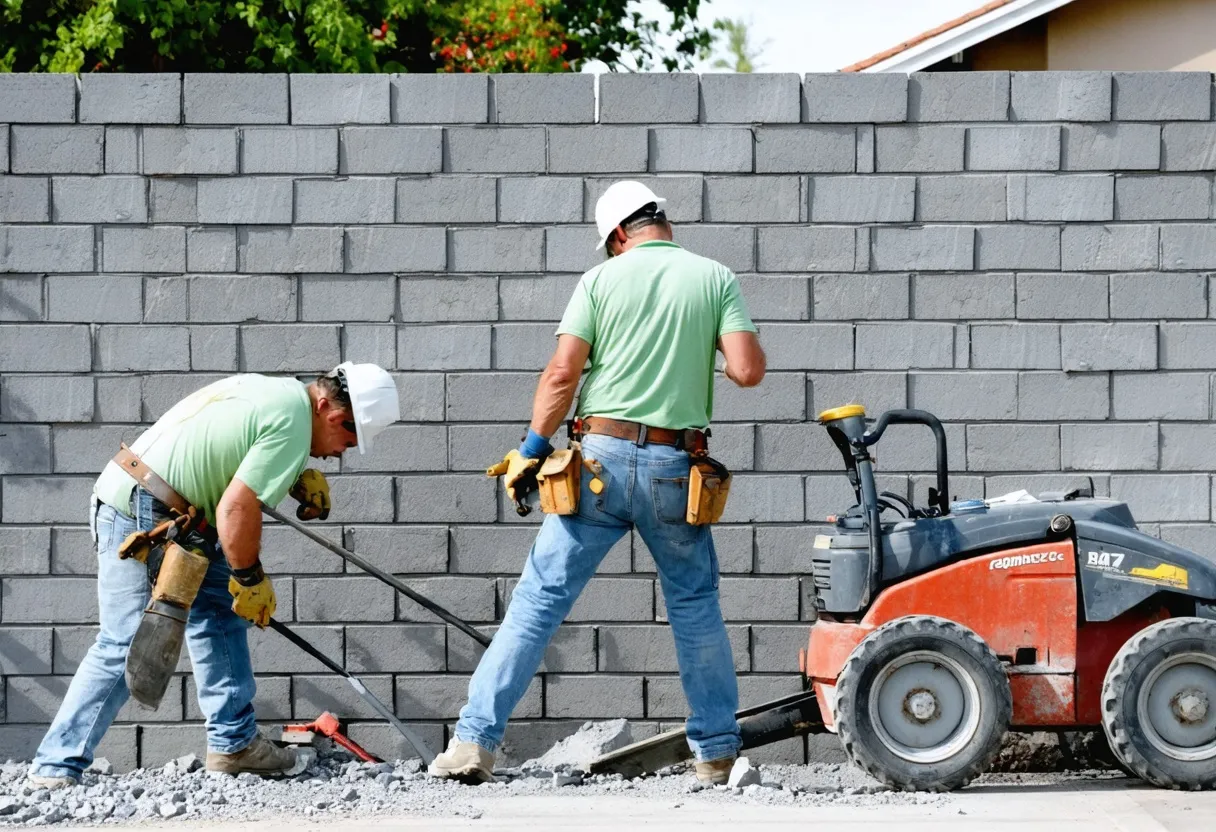 Block wall fencing chandler in Chandler