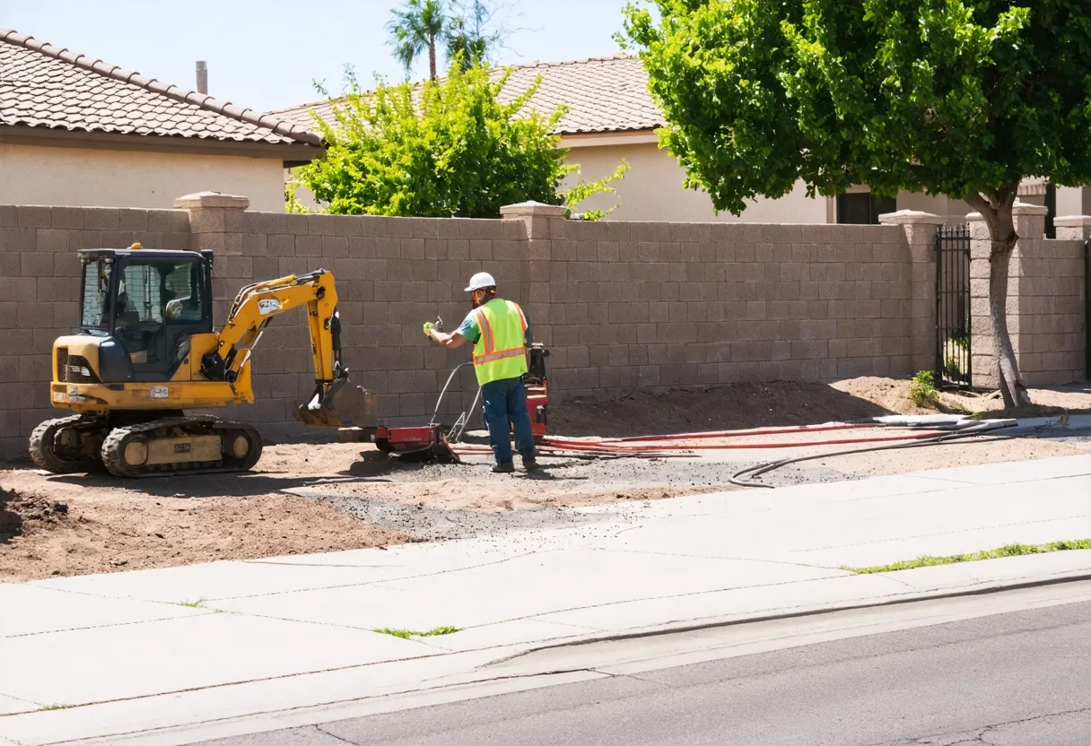 Commercial fencing chandler in Chandler
